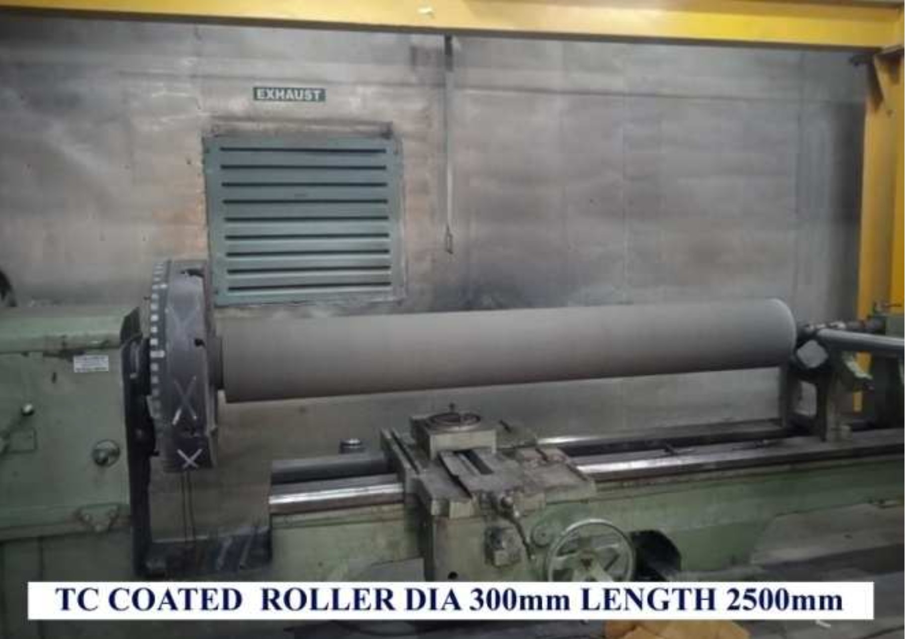 TC Coated Roller — 300mm x 2500mm