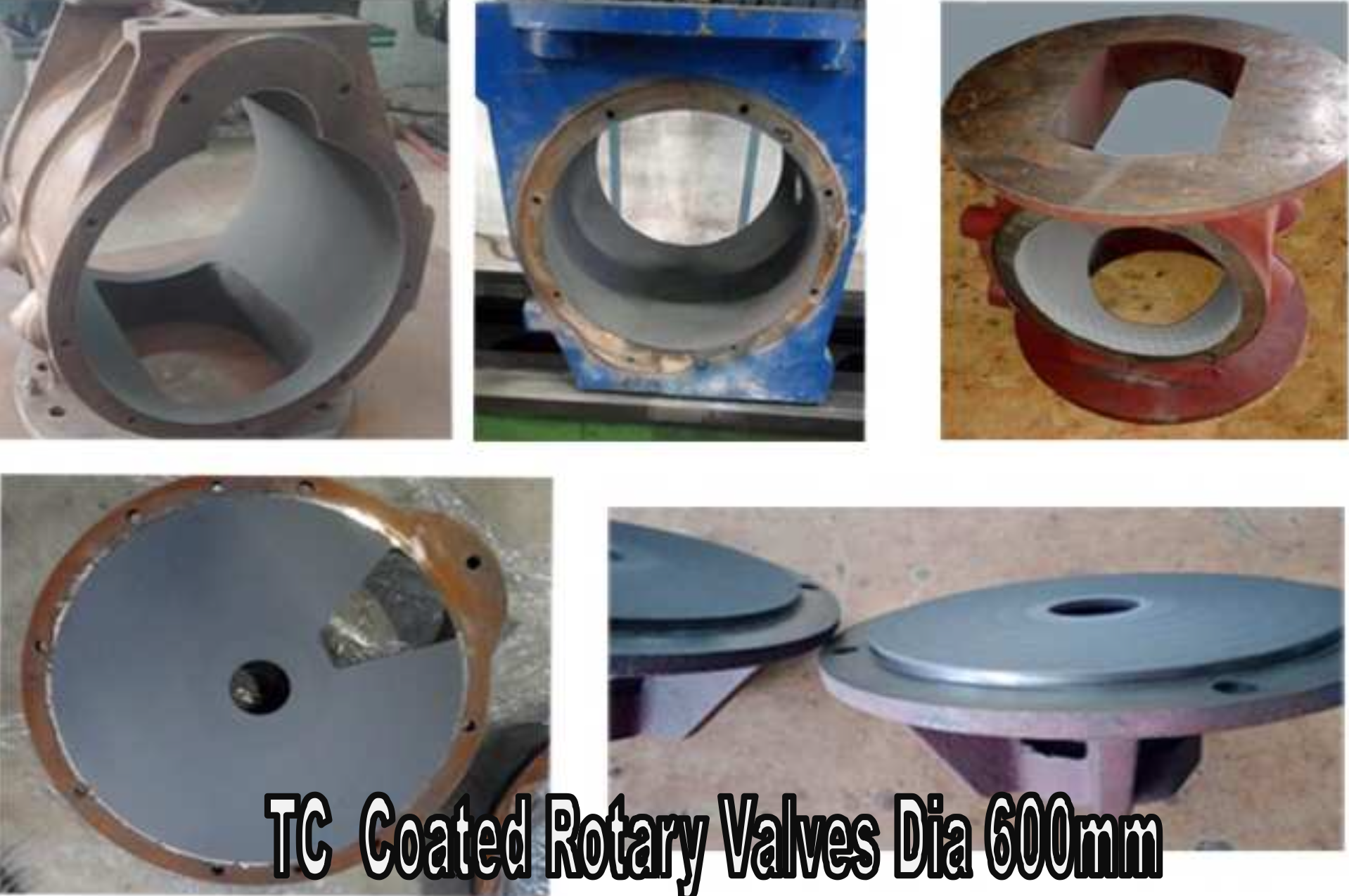 TC Coated Rotary Valves — 600mm Dia
